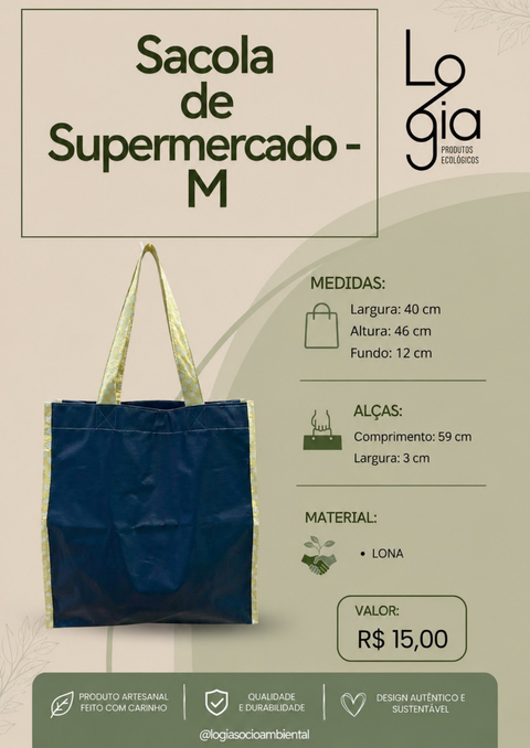 Sacola Supermercado M Logia